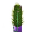 thumbnail image 2 of Mardi Gras Green Feather Pick Decoration, 27.1" New Orleans Parade Wreath Feather, 2 of 2