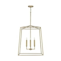 22 Inch 4 Light Foyer In Transitional Style 22 High By 27.5 Wide-Aged Brass Finish    -Traditional Installation Capital Lighting 537643Ad