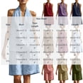 thumbnail image 3 of Costeam Womens Halter V Neck Short and Capri Pants Two Piece Outfit Lightweight Linen Blend Loose Fit Solid Color Casual Summer Co Ord Set, 3 of 6