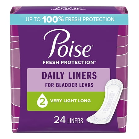 UPC 036000193022 product image for Poise Daily Liners Incontinence Liners  Very Light Absorbency  Liners  Long  24  | upcitemdb.com