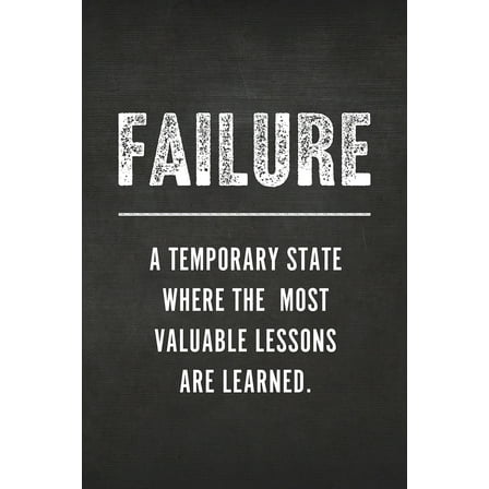 Failure Motivational Wall Art Print - 12" x 18" Art Print Wall Decor