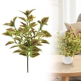 thumbnail image 2 of 18In Artificial Plants Outdoor, Faux Coleus Plants Resistant Fake Silk Leaves with Stems for Outside Front Porch Patio Garden Planter Decoration, 1Pcs (Green9), 2 of 9