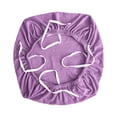 thumbnail image 3 of Funda elástica para silla de oficina, funda giratoria para silla, funda protectora antipolvo para silla de oficina. Violeta claro, 3 of 9