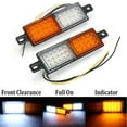 thumbnail image 1 of 2pcs/kit 30 LED Bullbar Front Indicator Side Marker Lamp 12V-24V Lights Lamp 1.8W Replacement Car Part, 1 of 12