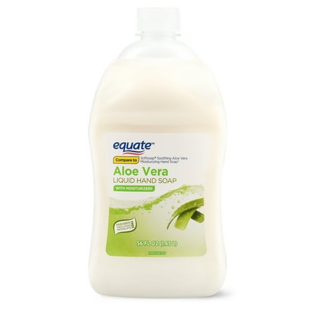 (2 pack) Equate Liquid Hand Soap, Aloe Vera, 56