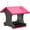 Multi-color, variant on JCs Wildlife Small Hopper Bird Feeder (Pink and Gray w/Breast Cancer Ribbon)