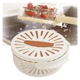 thumbnail image 1 of Colador de frutas, cesta de drenaje con tapa y asa plegable, para nevera y exterior., 1 of 8