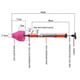 thumbnail image 2 of High Pressure Toilet Unblock Shot Toilet Pipe Plunger High Pressure Toilet Unblock A Shot Stainless Steel Toilet Toilet Snake, 2 of 5