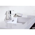 thumbnail image 4 of KubeBath Bliss 40" High Gloss Gray Oak Wall Mount Single Sink Modern Bathroom Vanity, 4 of 9