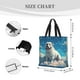 thumbnail image 3 of Balery Starry Sky Cloud Bulldog Bolsa de Mano para Mujeres con Cremallera, Bolsa de Gimnasio con Compartimentos, Bolsa para Laptop, Bolsa para Trabajo, 3 of 7