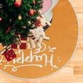thumbnail image 5 of FMSHPON Easter White Bunny Xmas Christmas Tree Skirt Stand Mat for Holiday Party Decoration Indoor Outdoor 36 inches, 5 of 6