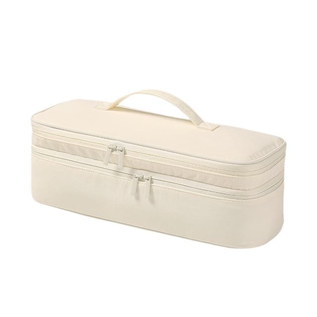 Bolsa para secador de pelo, estuche de viaje, protección para secador de pelo portátil profesional. Beige