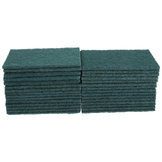 SOPOTUTU 30Ud Esponjas De Cocina Multiusos Para Platos Con Material Y Sin Rallar Verde Oscuro