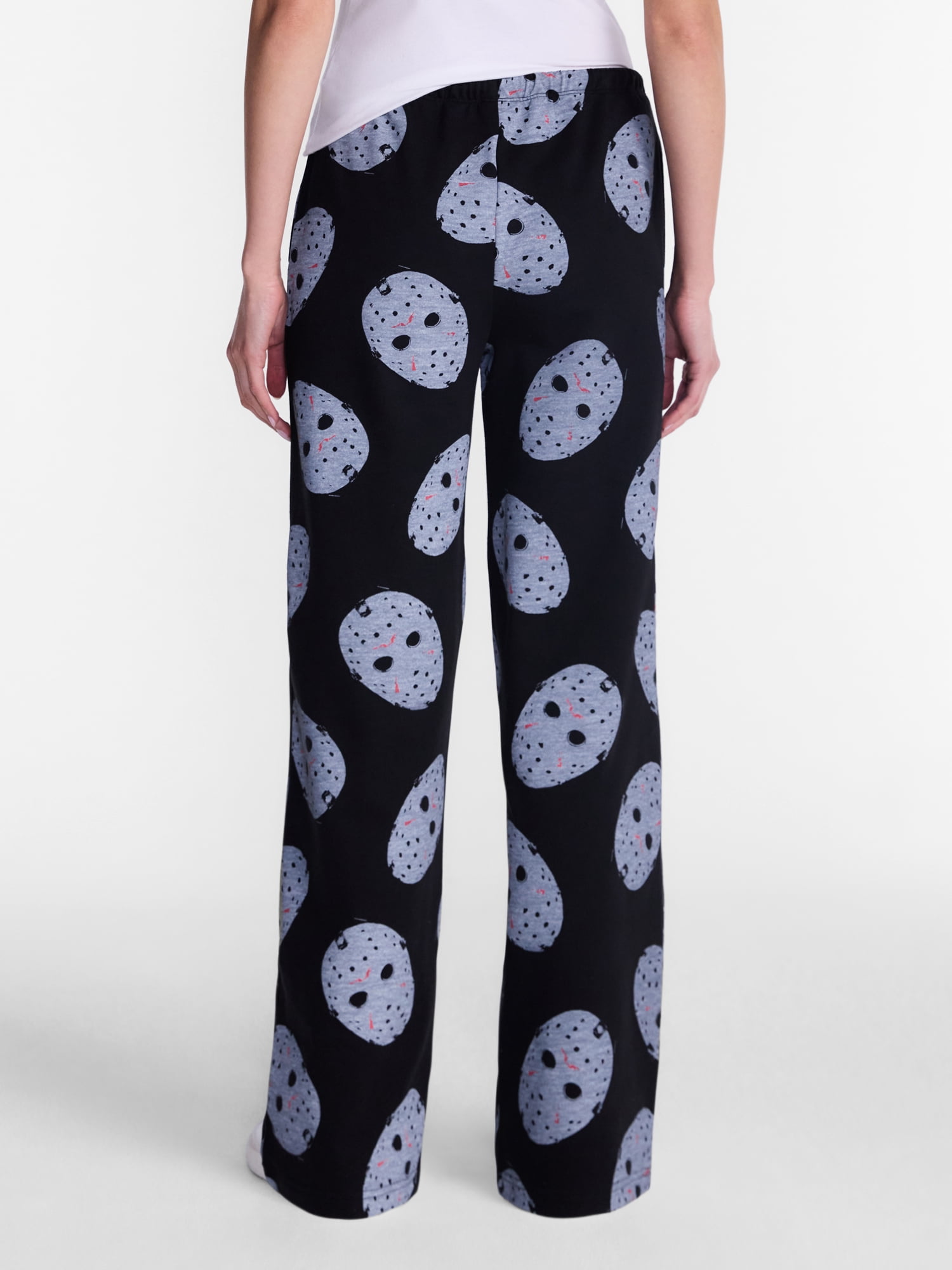 Friday the 13th Women's Fleece Halloween Wide Leg Jogger Pants, Sizes XXS-XXL