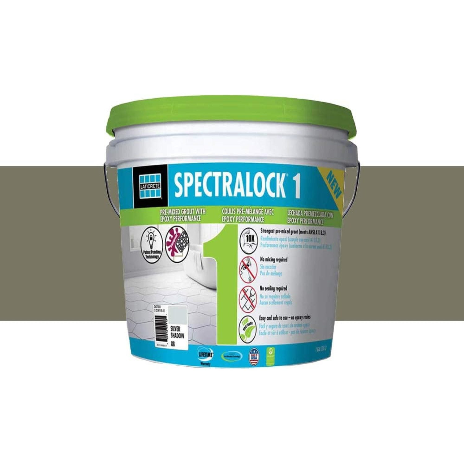SPECTRALOCK 1 PreMixed Grout (67 Autumn Green), premixed, stain