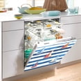 thumbnail image 2 of Yayeee Magnetic Dishwasher Cover for The Front Decoration Home Kitchen Machine Sticker Protector, Blue Sailboats, 2 of 6