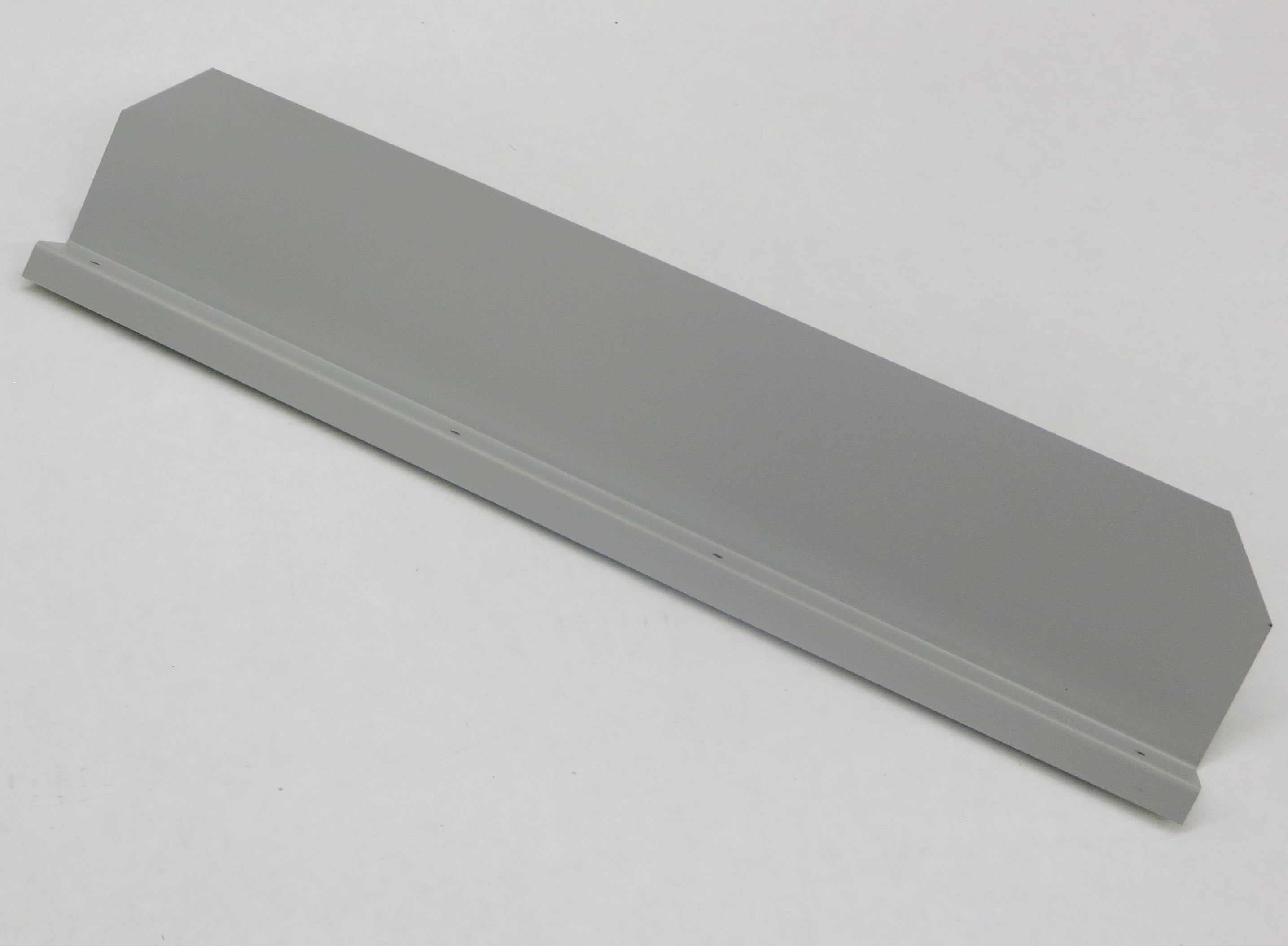 Straight Gutter Valley Splash Guard PEARL GREY 12 ct