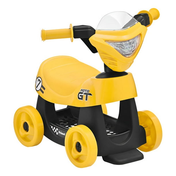 Moto Montable Para Niños Prinsel Gt Cesta De Almacenamiento Negro