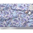 thumbnail image 2 of Soimoi Polyester Crepe Fabric Animals Brush Stroke Print Fabric by Yard 42 Inch Wide, 2 of 3