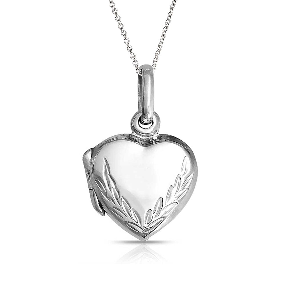 Bling Jewelry Sentimental Small Locket Necklace That Holds Pictures