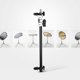 thumbnail image 5 of Soporte para reflector Abrazaderas Telones de fondo profesionales Diámetro Barra Retractable Aluminio Soporte giratorio Soporte para video Hugo Soporte para brazo reflector, 5 of 10