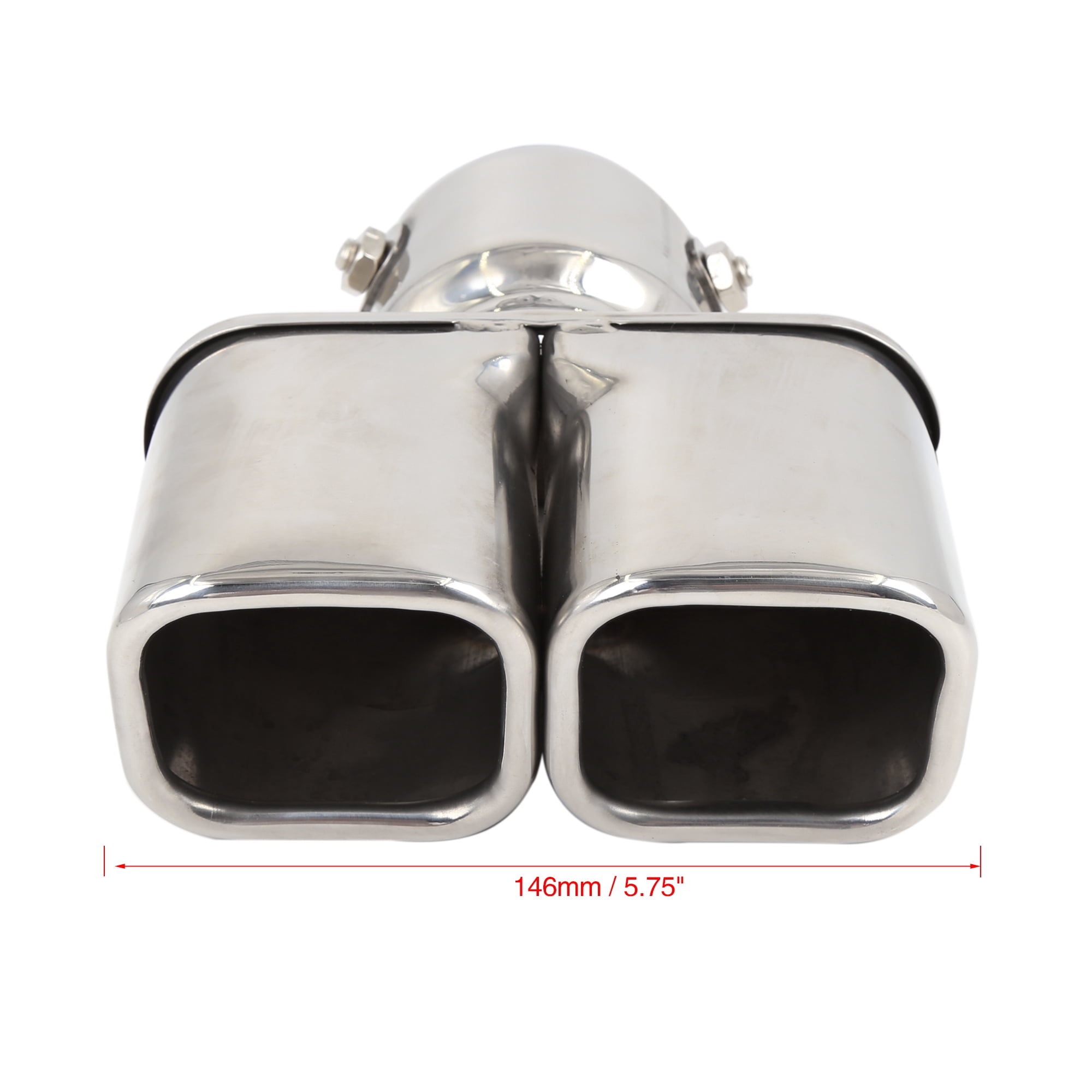 6.38 Inch Stainless Steel Car Exhaust Muffler Tail Pipe Double Wall Tip