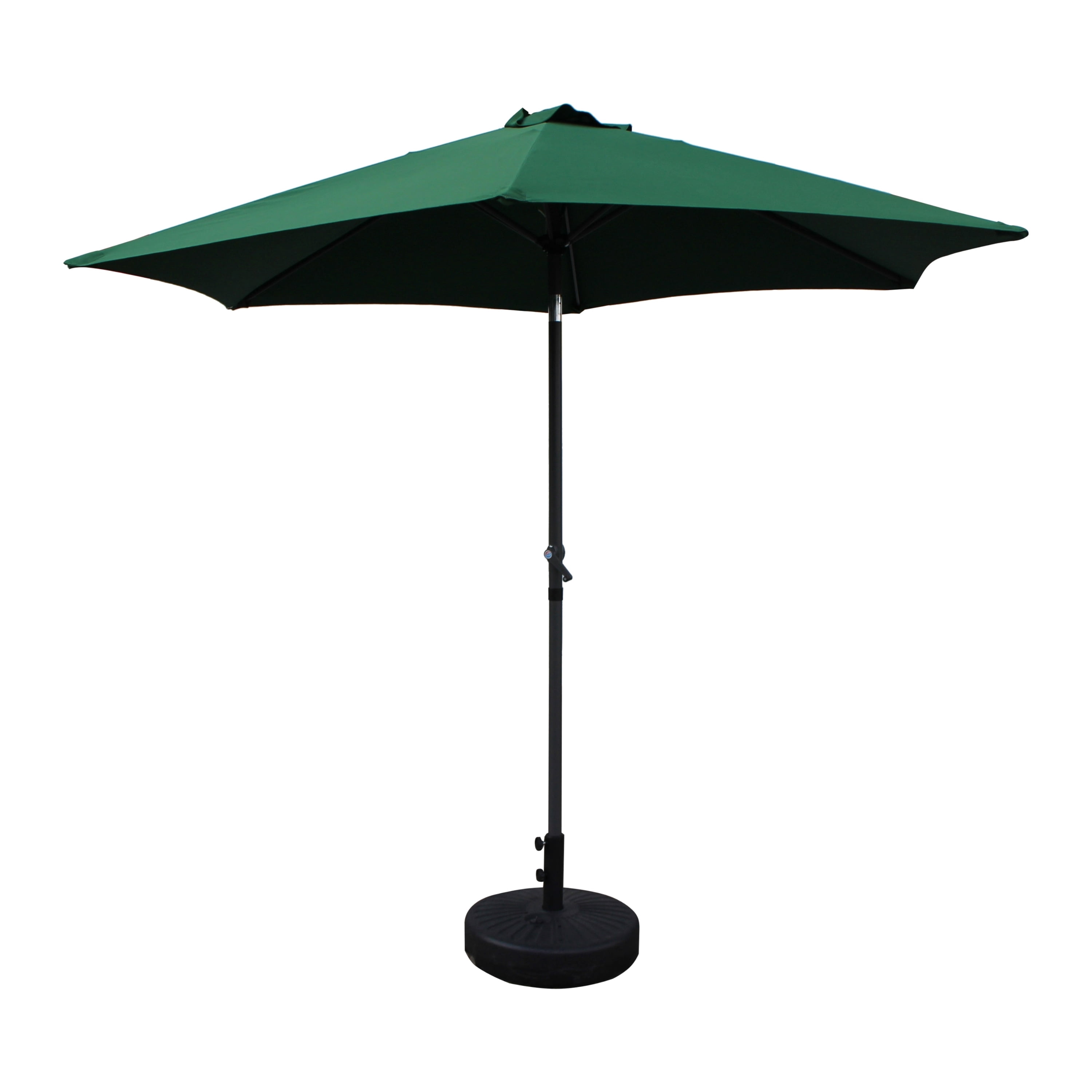 International Caravan 9' Aqua Blue Market Patio Umbrella