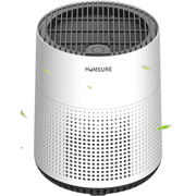 HUMSURE Air Purifier, 300 Sq.Ft Air Purifiers for Bedroom, H13 True HEPA Filter, Remove 99.9% Smoke Dust, White, HKJ-50A