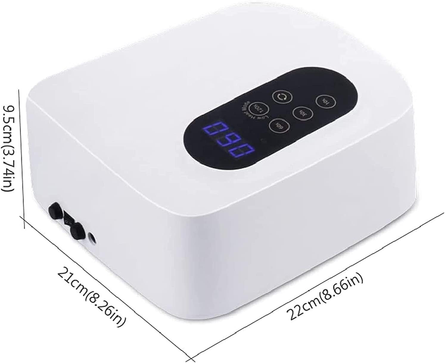 UV LED Nail Lamp, Nail Dryer Gel Polish Light, UV Nail Light, Nail Polish Curing Gel LED Dryer, Nail Art Tools with Automatic Sensor, LCD Display