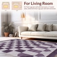 thumbnail image 2 of ODIKA 8' x 10' Machine Washable Non-Slip Area Rug, Geometric Diamond High Traffic Rug, Gray, 221130, 2 of 7