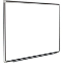 Ghent 36"x48" Aluminum Frame Ceramic Magnetic Whiteboard - Black Trim