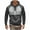 Gray, variant on YLSDY Male Casual Patchwork Hoodies Sweatshirt Raglan Sleeve Drawstring Long Sleeve Pocket Hooded Blouse House Gift Black L
