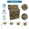 thumbnail image 7 of Hokiten Table Runners 120 Inches Long Dress Scarves, Vintage Sunflower Farmhouse Coffee/Dining/Kitchen Table Runner for Living Room, Farmhouse Floral Botanical Black 13x120 Inch, 7 of 7