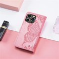 thumbnail image 5 of Compatible with iPhone 14 Pro Max Case Glitter Bling with Card Holder and Stand Leather Flip Wallet Diamond Butterfly Protective Case for iPhone 14 Pro Max 6.7 inch Crystal Pink, 5 of 14