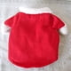 thumbnail image 5 of Disfraz navideño para perro y gato, disfraz rojo divertido de Papá Noel, ropa cálida de invierno, código M Rojo Verde MX-0127461FYD, 5 of 5