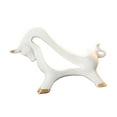 thumbnail image 5 of Dualoai Countertop Wine Rack Creative Cow Sculpture for Dining Table Entrance Office White, 5 of 9