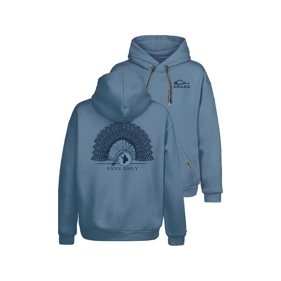 Drake Men's Fans Only Hoodie Blue Shadow Medium