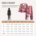 thumbnail image 4 of Haiem Cheetah On Toilet Humor Art Pattern Women’s Long-sleeve Sleepwear,Sleepwear Set,2-piece Loungewear Set,Soft PJs Comfy Nightwear with Pockets-Medium, 4 of 7