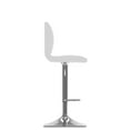thumbnail image 3 of CorLiving Hudson Set of 2 Modern Faux Leather Square Adjustable Height Swivel Bar Stools with Mid Backs for Indoor, 3 of 7