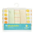 thumbnail image 4 of Spasilk Washcloth Wipes Set for Newborn Boys and Girls, Soft Terry Washcloth Set, Pack of 10, Yellow Dots, 4 of 7