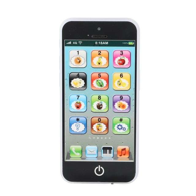 Juguete Para Teléfono Para Bebé, Flash De Luces Multicolores, 8 Modos, Efectos De Sonido, Aprendizaje Táctil Y Sonoro, Carga USB, Material ABS, Máquina De Cuentos Preescolares
