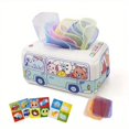 thumbnail image 5 of Baby Draw Tissue Toys, Draw Music, Tear Not Rotten Tissue Box For 6 Months+ Baby Learning 0-1 Years Old Intellectual Early Education, Montessori Children's Early Education Pure Cloth Toys, 5 of 5