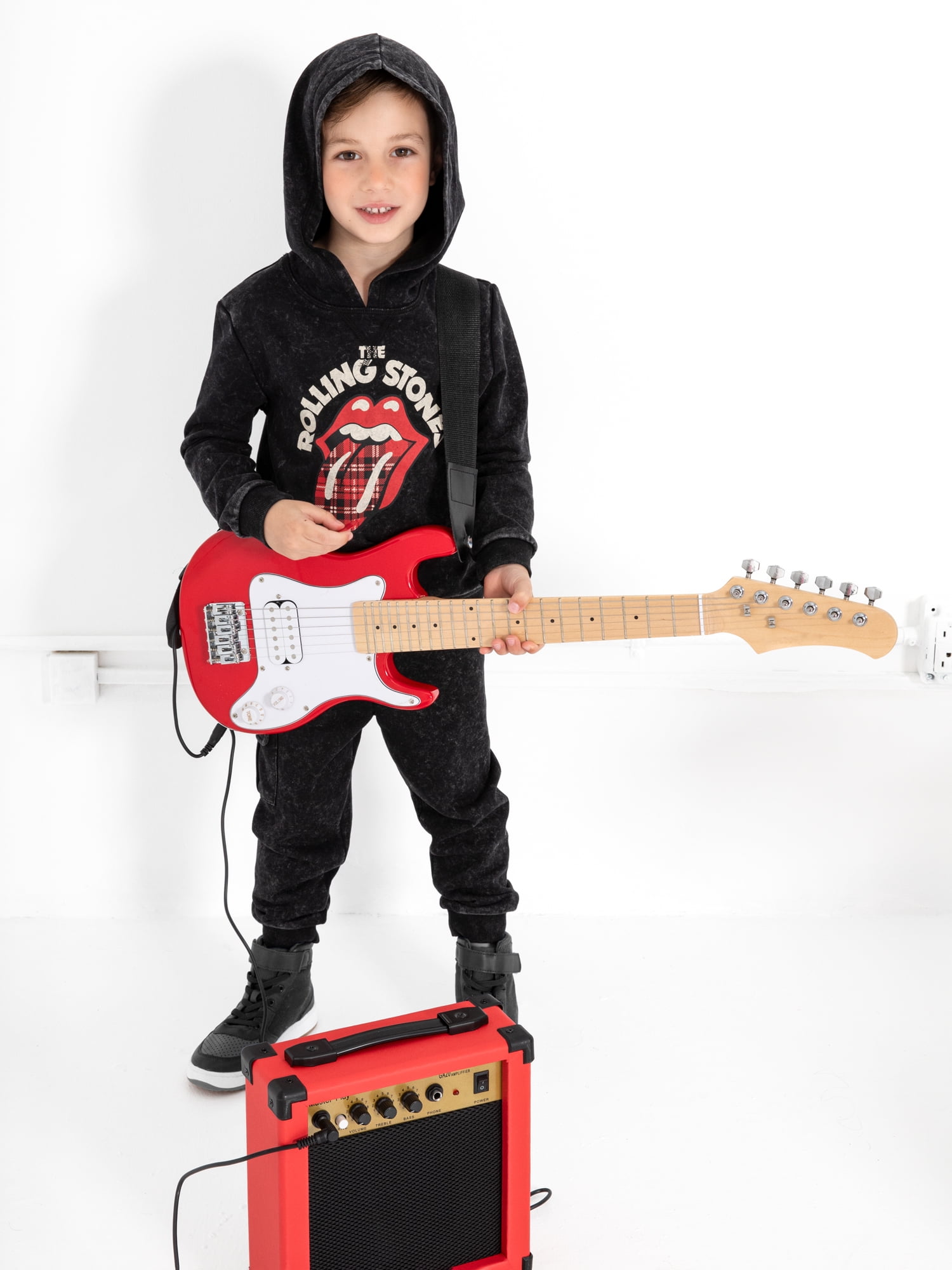 Rolling Stones Toddler Boy Hoodie and Joggers Set, Sizes 12M-5T