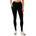 thumbnail image 3 of 2 Pack Women's High Waisted Active Full Leggings With Side Pockets 28"Inseam Yoga Workout Pants, 3 of 5