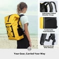 thumbnail image 3 of Mochila impermeable impermeable STOVER 55L Floating Roll Top Yellow, 3 of 9