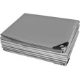 thumbnail image 2 of Bâche Polyvalente pour Couverture Grise/verte à Double Face Utilisée, Bâche en Poly Robuste et Résistante, Bâche Imperméable 3x6 m, Résistante aux UV, Portable, Durable, Réutilisable, 2 of 5