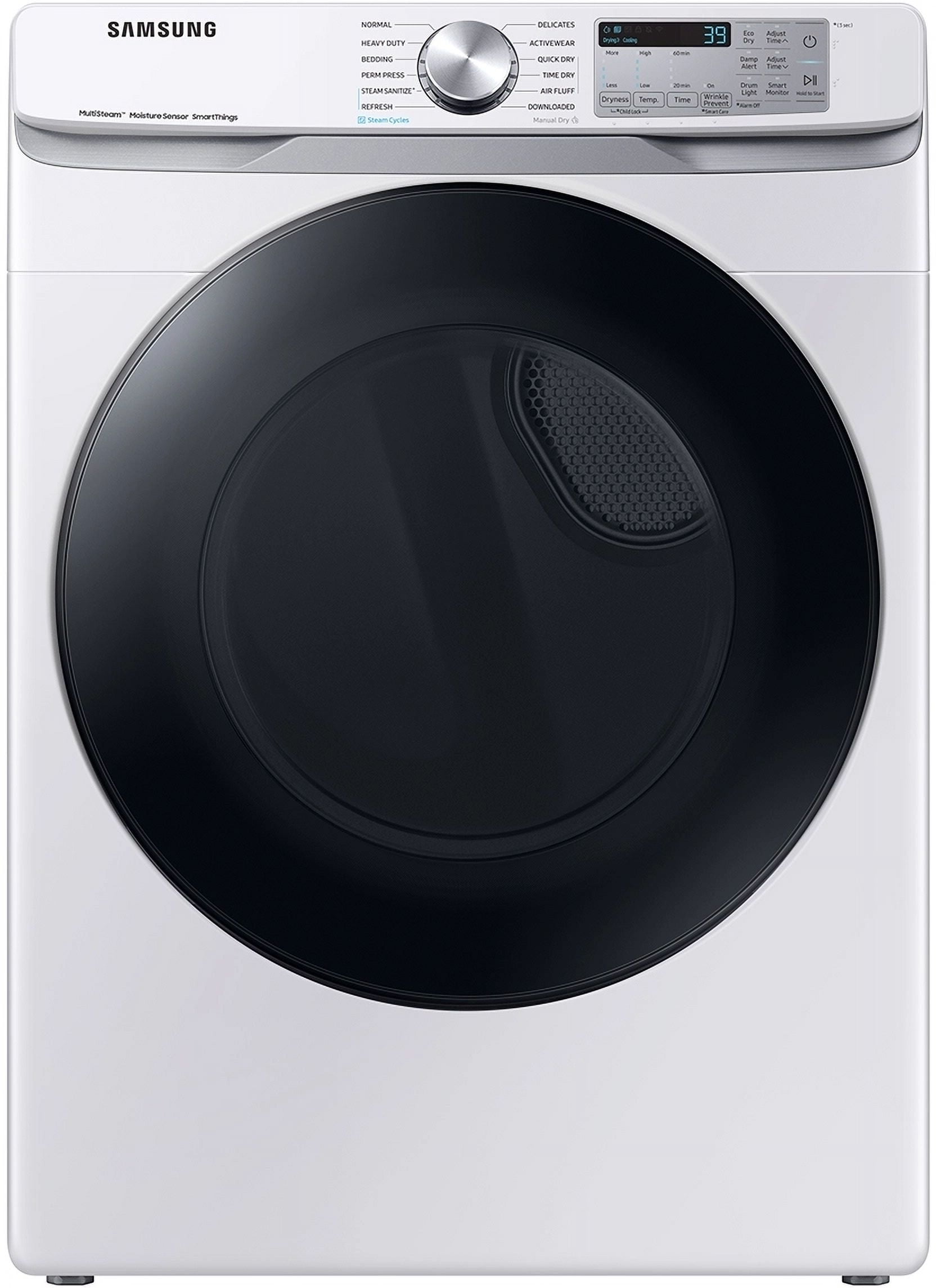 Samsung 7.5 cu. ft. Smart Gas Dryer with Steam Sanitize+ DVG45B6300W