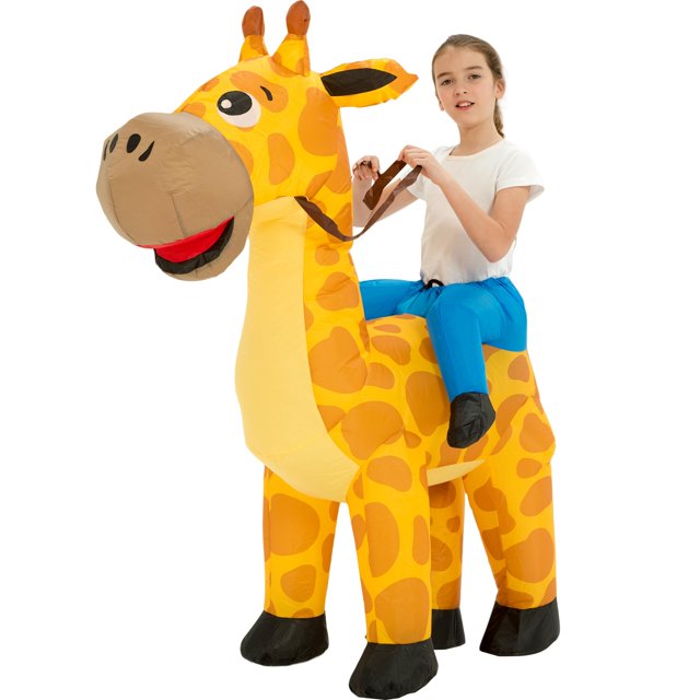 Disfraz inflable One Casa Ride On Giraffe para niños de 4 a 6 años