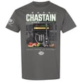 thumbnail image 2 of Men's Checkered Flag Sports Charcoal Ross Chastain 2023 Ally 400 Race Winner T-Shirt, 2 of 3