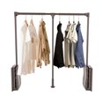 WANCQ Pull Down Closet Rod Hanging Clothes Retractable Wardrobe Hanger